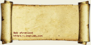 Žaklina Kezić vizit kartica